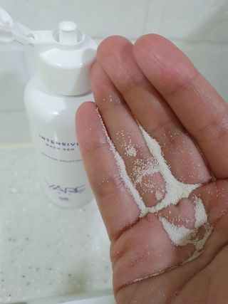 바르셀 저분자피쉬콜라겐 클랜징 파우더 화이트닝 각질제거 필링 워시 젠 90g — 5점을 준 리뷰어가 2021년 11월 올린 사용 사진
