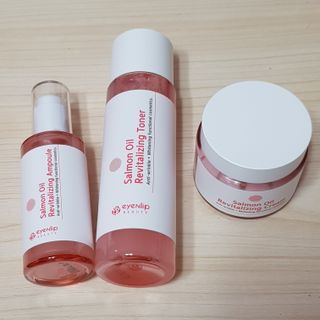 아이앤립 / EYENLIP 아이앤립 연어오일 리바이탈라이징 토너+앰플+크림 3종 세트 — 5점을 준 리뷰어가 2021년 6월 올린 사용 사진