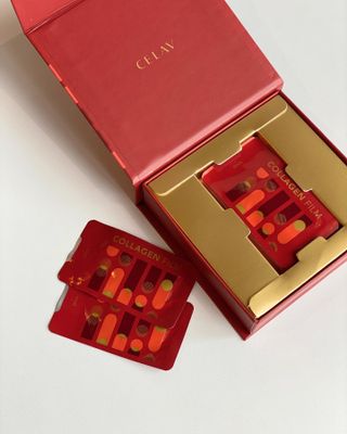 프리마인 귀족의 콜라겐, 92배 흡수율. 럭셔리 프리미엄 셀라브 콜라겐필름 30매 — 4점을 준 리뷰어가 2022년 8월 올린 사용 사진