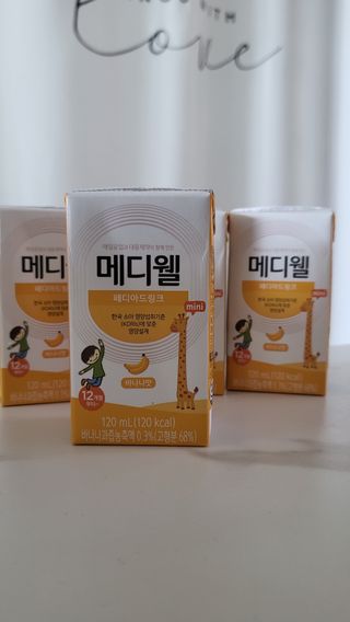 메디웰 페디아드링크 미니 바나나맛 — 5점을 준 리뷰어가 2022년 5월 올린 사용 사진