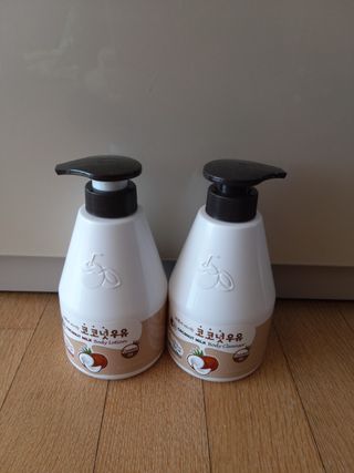 [과일나라] 피부가 마시는 코코넛우유 바디클렌저&바디로션 — 5점을 준 리뷰어가 2022년 3월 올린 사용 사진