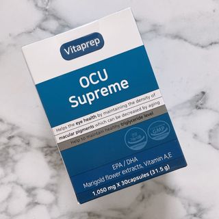뉴트리션팩토리 비타프렙 오큐슈프림 루테인 오메가3 1050mg — 5점을 준 리뷰어가 2021년 6월 올린 사용 사진