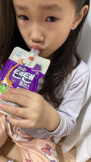 나우캠페인용 [한미사이언스] 우리 아이 튼튼, 엄마 마음 든든! 마시는텐텐 플러스 (100ml*10입) — 5점을 준 리뷰어가 2023년 12월 올린 사용 사진
