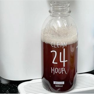 클린24시간 1BOX(5포) + 전용보틀(500ml) — 5점을 준 리뷰어가 2023년 1월 올린 사용 사진