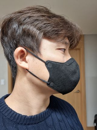 Ciior 씨오르 브이핏 마스크 — 5점을 준 리뷰어가 2022년 12월 올린 사용 사진