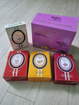 몽베스트 위드더 블랜딩 하우스 콤부차 _ 버라이어티팩 — 5점을 준 리뷰어가 2023년 7월 올린 사용 사진