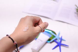 더마포레스트 모이스처라이징 아쿠아크림 / 수분크림 히알루론산 펩타이드 보습 미백 주름개선 — 5점을 준 리뷰어가 2021년 7월 올린 사용 사진