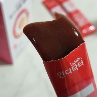 인디닥터 면역 생생 핑크 이뮨 젤리 + 타이탄 BCAA 프로틴 젤리스틱 — 5점을 준 리뷰어가 2022년 3월 올린 사용 사진