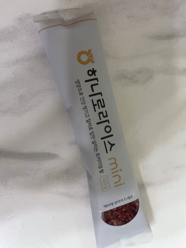하나로라이스 홍국쌀 미니스틱 35T 리뷰 사진