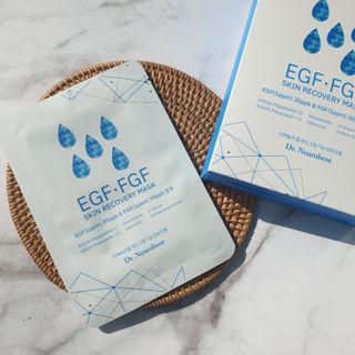 Dr.느루벗 느루벗 EGF FGF 스킨 리커버리 마스크 10장 — 5점을 준 리뷰어가 2021년 3월 올린 사용 사진