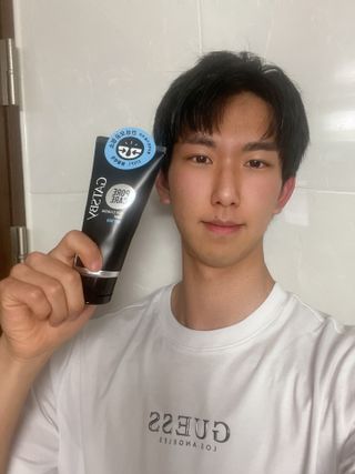 [갸스비] 명불허전, 남성을 위한 브랜드 갸스비의 올인원, 폼클렌징, 헤어오일 3종 — 5점을 준 리뷰어가 2021년 4월 올린 사용 사진