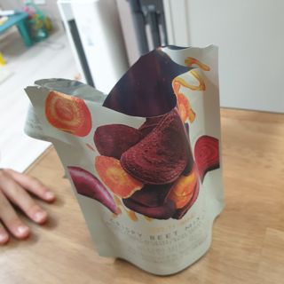 딜라이트 프로젝트 원물칩 2종 6ea(비트 믹스칩, 단호박 믹스칩) — 5점을 준 리뷰어가 2022년 4월 올린 사용 사진