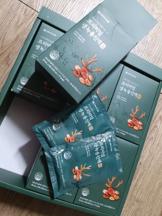서울약사신협 약사신협_생녹용 진액_70ml x 30포 — 5점을 준 리뷰어가 2021년 7월 올린 사용 사진
