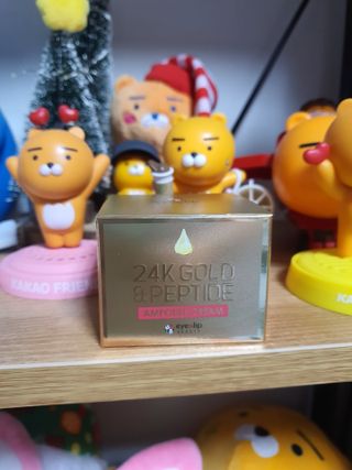 아이앤립 / EYENLIP 아이앤립 24K 골드 N 펩타이드 앰플 크림 — 3점을 준 리뷰어가 2021년 3월 올린 사용 사진