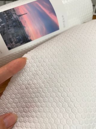 부직포나라 중금속유해물질ZERO 뜯어쓰는 주방 일회용수세미 60매 2매 — 4점을 준 리뷰어가 2022년 9월 올린 사용 사진