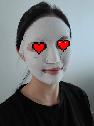 아이디플라코스메틱 페이스핏 플라스터 마스크 _ 리뉴얼 — 5점을 준 리뷰어가 2021년 5월 올린 사용 사진