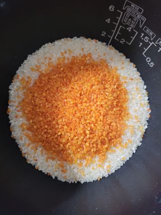 하나로라이스 기능성쌀 5종 1kg  환경을 생각한 다회용 용기 사용 — 4.5점을 준 리뷰어가 2022년 1월 올린 사용 사진