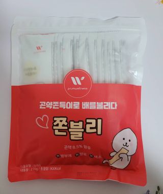 [푸름웰니스] 맛있는 곡물 및 곤약쫀득이 쫀블리 — 5점을 준 리뷰어가 2021년 12월 올린 사용 사진