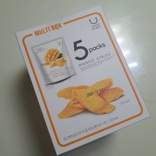 딜라이트 프로젝트 쫀득한 망고말랭이 5입 기획상품 — 5점을 준 리뷰어가 2021년 6월 올린 사용 사진