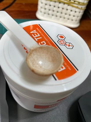 뉴트리션팩토리 하드코어버닝티 오리지널 — 5점을 준 리뷰어가 2021년 9월 올린 사용 사진