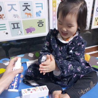 셀바이져 항균 스프레이 핸드워시 + 키즈세정제 SET — 5점을 준 리뷰어가 2021년 3월 올린 사용 사진