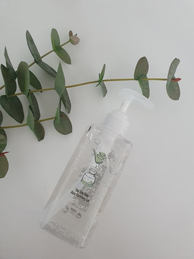 [ 톡톡스킨 ] 알로에 수딩젤 리뷰 사진