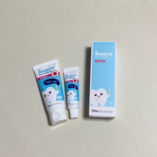 닥터데디스 안심무불소 베이비치약 60g + 여행용 미니 치약 15g — 5점을 준 리뷰어가 2022년 7월 올린 사용 사진