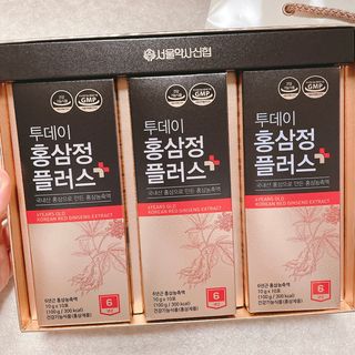 서울약사신협_투데이홍삼정플러스스틱_10g x 30포 — 5점을 준 리뷰어가 2021년 5월 올린 사용 사진