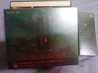 서울약사신협_프리미엄 진 녹용스틱 플러스10g x 30포 — 5점을 준 리뷰어가 2021년 7월 올린 사용 사진