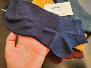 [사이즈가 있는 양말 필로이] 남/여 골지 발목 양말 4족 세트 남【S, M, L, XL】여【S, M, L】_컬러 랜덤 — 5점을 준 리뷰어가 2022년 6월 올린 사용 사진