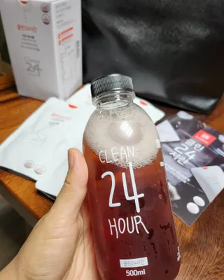 클린24시간 1BOX(5포) + 전용보틀(500ml) — 5점을 준 리뷰어가 2022년 10월 올린 사용 사진