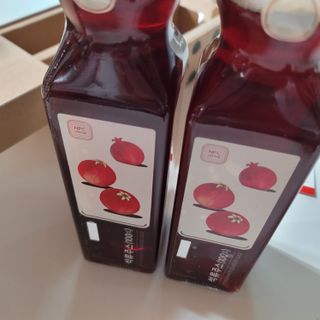 [바이윙클] 페르시아 유기농 석류 착즙주스 750ml 2병 + 선물박스 세트 — 5점을 준 리뷰어가 2022년 3월 올린 사용 사진