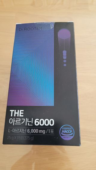 [닥터루템]THE 맛있고 THE 진한 THE 아르기닌 6000 1box (15포) — 5점을 준 리뷰어가 2022년 10월 올린 사용 사진