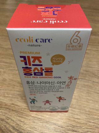 베거스코리아 [콜리케어] 키즈 홍삼콜리 딸기맛 14포 — 5점을 준 리뷰어가 2021년 10월 올린 사용 사진