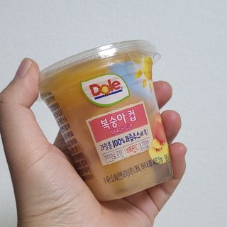 돌 MF[Dole] 파인애플컵/망고컵/복숭아컵 198g 6입X1박스 (맛 1가지 랜덤 발송) — 5점을 준 리뷰어가 2024년 10월 올린 사용 사진