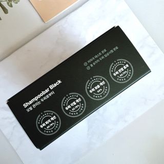 free [아토르] 9종 임상완료 아토르 다름 샴푸바_블랙  프리미엄 두피 케어 샴푸바 — 5점을 준 리뷰어가 2024년 5월 올린 사용 사진