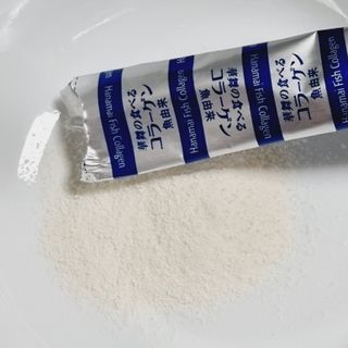 하나마이 100 프로 저분자 피쉬콜라겐 — 5점을 준 리뷰어가 2023년 2월 올린 사용 사진