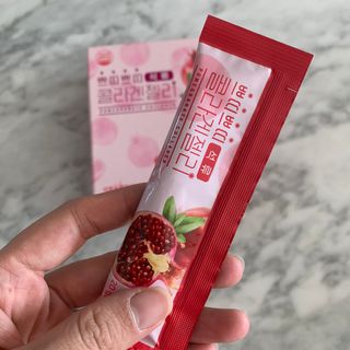 헬스업_쁘띠쁘띠석류콜라겐젤리_20g x 14포 — 5점을 준 리뷰어가 2021년 1월 올린 사용 사진