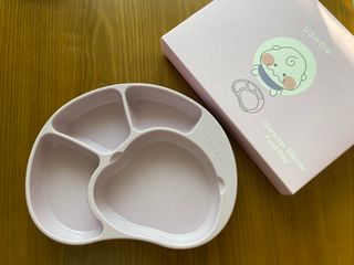 유비맘 캐릭터 실리콘 흡착 식판_색상 랜덤발송 — 5점을 준 리뷰어가 2020년 12월 올린 사용 사진
