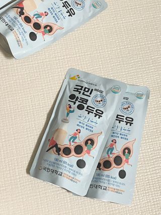 국민바이오 약콩두유 — 3점을 준 리뷰어가 2022년 5월 올린 사용 사진
