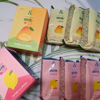 비타앤C 레몬맛, 망고맛 — 5점을 준 리뷰어가 2021년 4월 올린 사용 사진