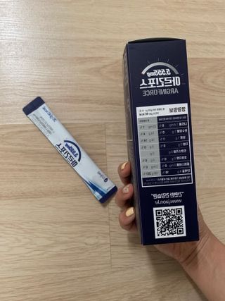 자연에온 아르긴포스 L-아르기닌 5555mg 스틱 15개입 1박스 — 5점을 준 리뷰어가 2021년 4월 올린 사용 사진