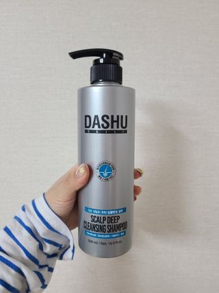 다슈코리아 다슈 데일리 두피 딥 클렌징 샴푸 500ml — 5점을 준 리뷰어가 2021년 3월 올린 사용 사진