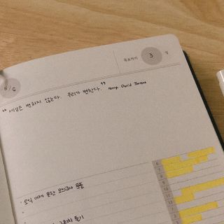 응원과 위로가 필요한 당신에게  리훈 하고싶은말 스터디 플래너 — 5점을 준 리뷰어가 2021년 5월 올린 사용 사진