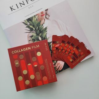 프리마인 귀족의 콜라겐, 92배 흡수율. 럭셔리 프리미엄 셀라브 콜라겐필름 30매 — 5점을 준 리뷰어가 2022년 6월 올린 사용 사진