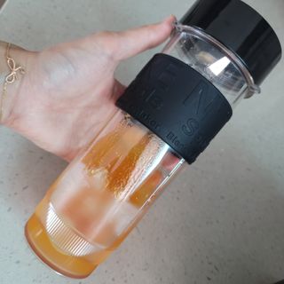 [복음자리] 바리스타 패키지 2종 랜덤발송 (딸기스무디 스틱+샤인머스캣에이드 or 망고스무디+자몽에이드) — 4점을 준 리뷰어가 2022년 7월 올린 사용 사진