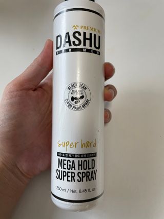 다슈코리아 다슈 포 맨 프리미엄 메가 홀드 슈퍼 스프레이 250ml — 5점을 준 리뷰어가 2021년 4월 올린 사용 사진