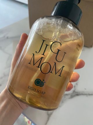 지구맘 순비누 주방세제 500ml  아기젖병 항균99.9 — 4.5점을 준 리뷰어가 2022년 7월 올린 사용 사진