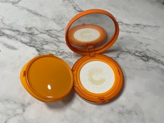 광동생활건강 MF[광동] 비타500✨주름개선·미백·SPF50+🌞퍼펙트쉴드 빅 선쿠션 본품 — 4점을 준 리뷰어가 2024년 5월 올린 사용 사진