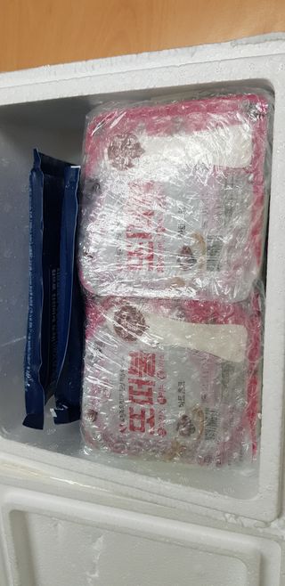 남양유업 또깍 접어 떠먹는 불가리스 2종 — 5점을 준 리뷰어가 2021년 1월 올린 사용 사진